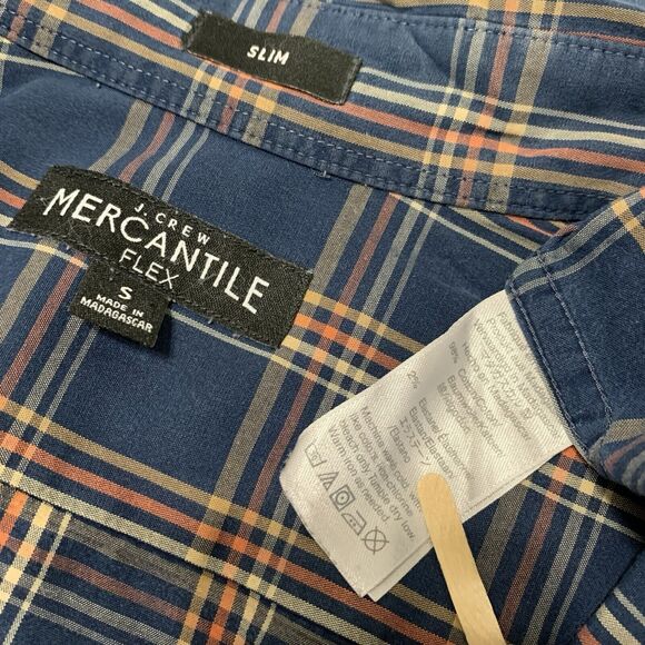 J Crew Mercantile Flex Shirt Men Small Slim Button Down Casual Corpcore Work - Picture 3 of 10